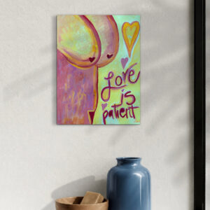 Love is Patient Painting Wall Hanging