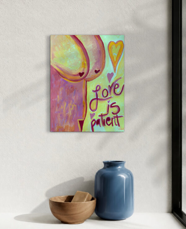 Love is Patient Painting Wall Hanging