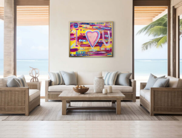 Now Bali I ❤️ U Painting Wallart