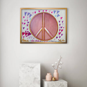 Peace Bali Malibu Painting Wallart