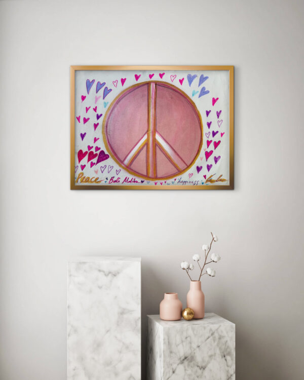 Peace Bali Malibu Painting Wallart