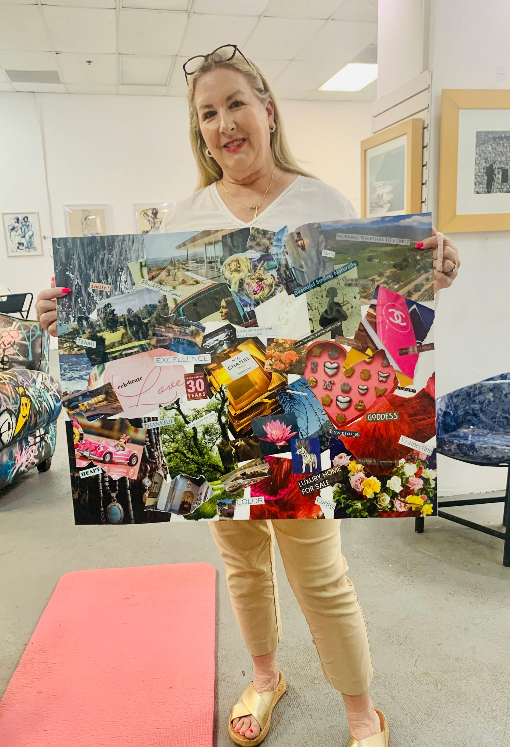 Creating Vision Board's.