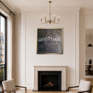 Gratitude Canvas:Print Wallart