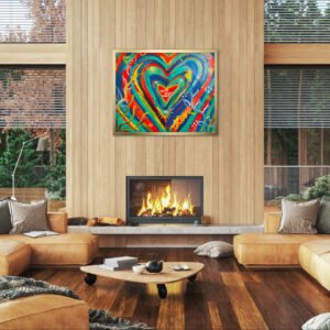 Open Your Heart Painting Wallart