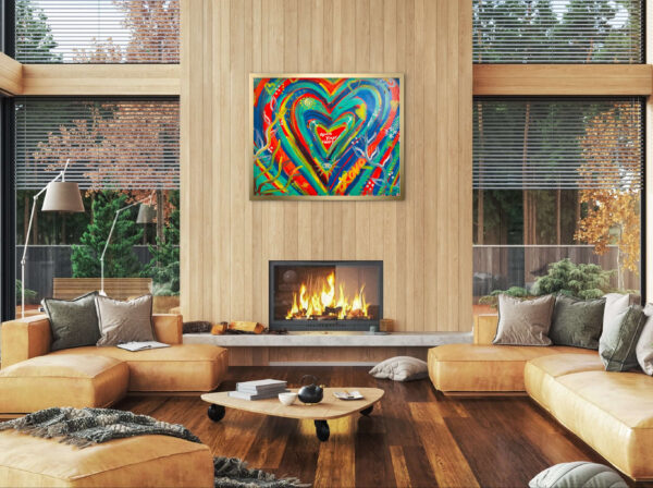 Open Your Heart Painting Wallart