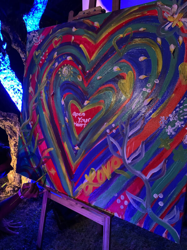 Open your heart - Live art