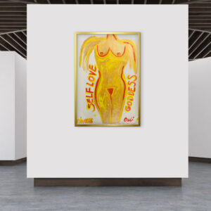 Princess Self Love Painting Wallart