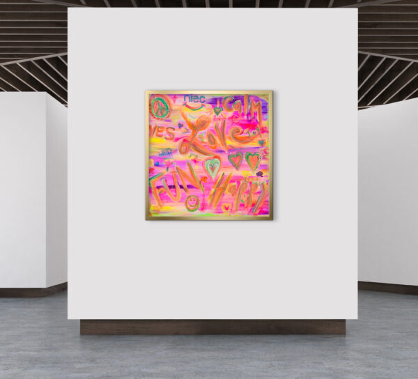 Venice Love Art Painting Wallart