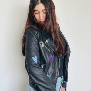 Vintage Paris leather jacket