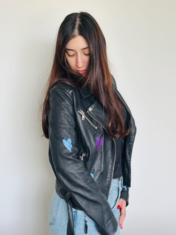 Vintage Paris leather jacket