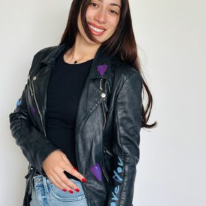 Vintage Paris leather jacket