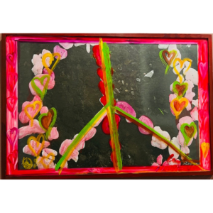 peace sign art