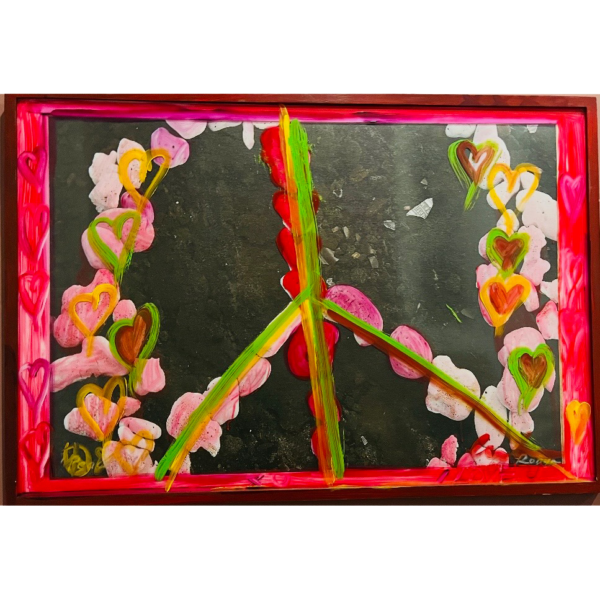 peace sign art