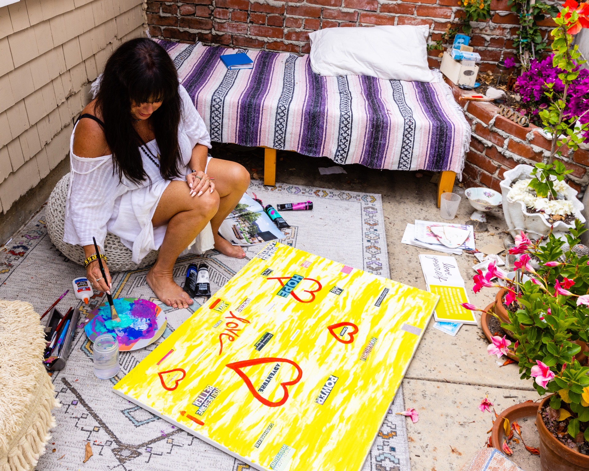 Painting Xoox In Malibu